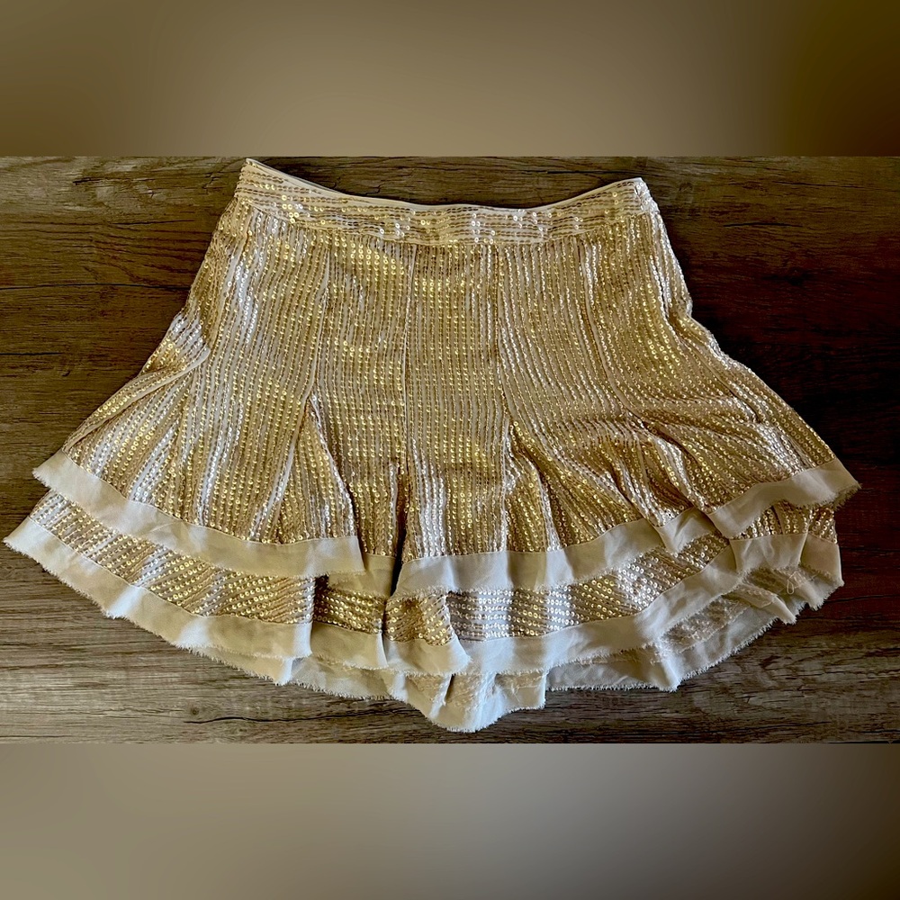 ASOS Raw Edge Sequin Shorts. NWT - Picture 6 of 6